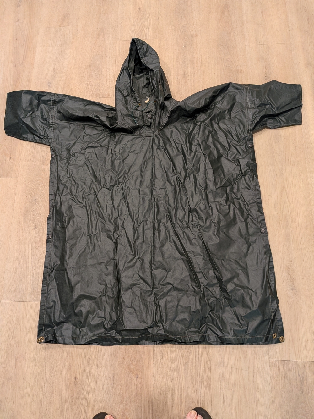 Vintage 50's Boy Scout Hooded Rain Poncho Jacket